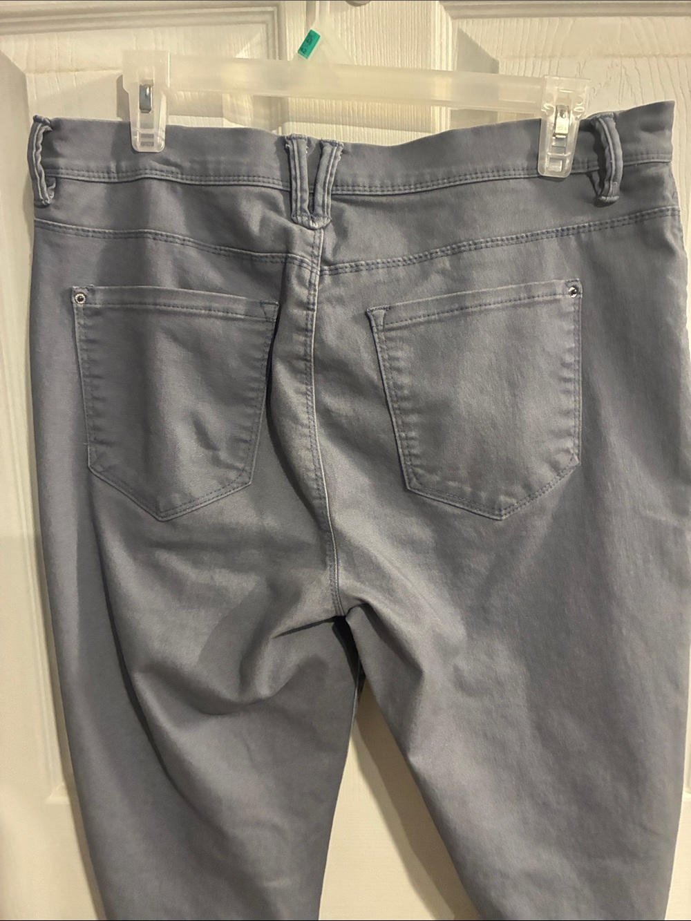 Women's Ankle Crop Pants in Slate Blue - Picture 5 of 6